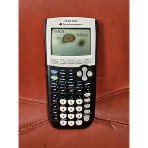 Texas Instruments TI-84 Plus Graphing‎ Calculator Black Working With Bad Screen